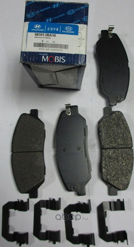Тормозные колодки Hyundai / KIA. Артикул 581012BA10