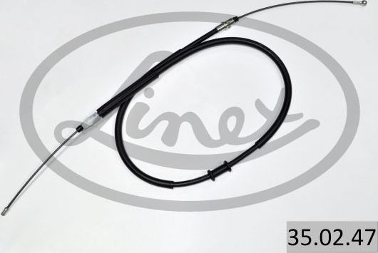Трос ручника (тросик ручного тормоза) Linex. Артикул 35.02.47