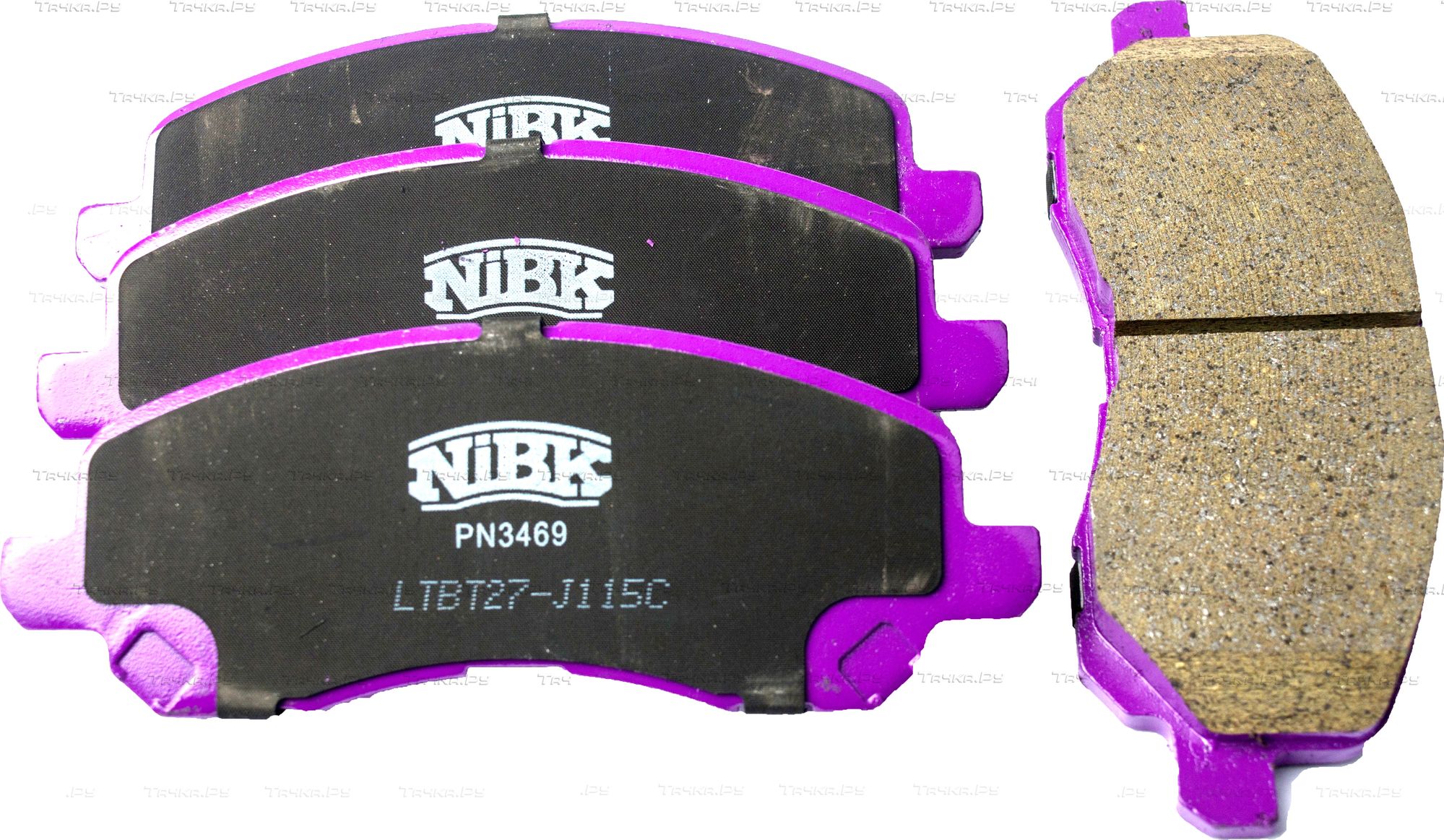 Тормозные колодки NiBK передние для Chrysler Sebring III 2006-2010. Артикул PN3469