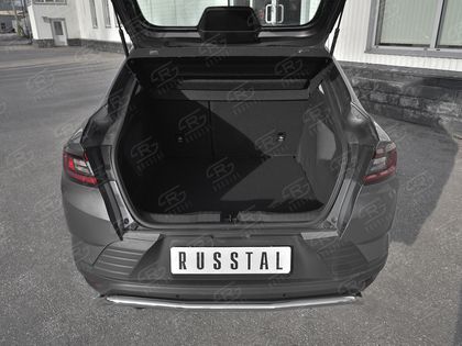 Накладка RusStal на задний бампер шлифованная для Renault Arkana 2019-2024. Артикул RARN-003325