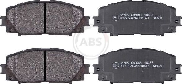 Тормозные колодки ABS. Артикул 37755