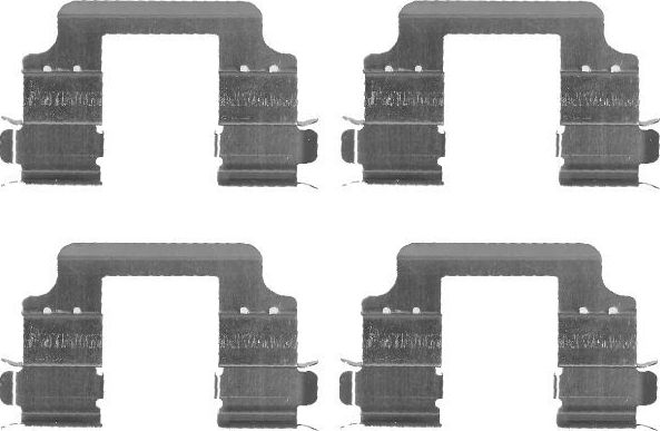 Комплект монтажный тормозных колодок Textar. Артикул 82073600