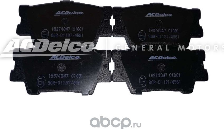 Тормозные колодки ACDelco. Артикул 19374047