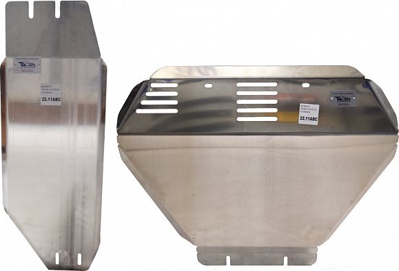 Защита алюминиевая АВС-Дизайн для для картера и КПП Subaru Forester IV 2013-2018. Артикул 22.11ABC