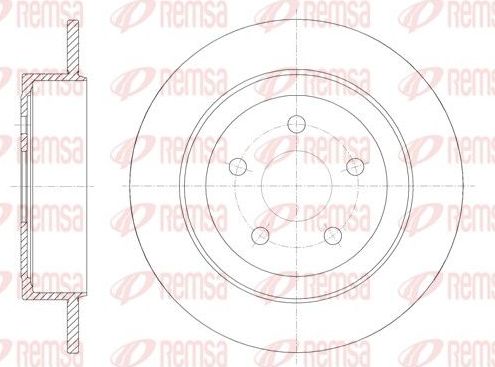 Тормозной диск Remsa. Артикул 6902.00
