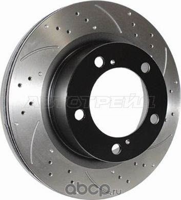 КОМПЛЕКТ ДИСКОВ ТОРМОЗНЫХ FR ПЕРФОРИРОВАННЫЕ TOYOT (SAT). Артикул ST4351260180PF