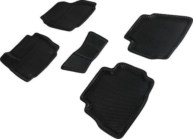 Коврики Seintex 3D EVA ромб для салона Ford Mondeo IV 2010-2014 ЧЕРНЫЕ. Артикул 95277