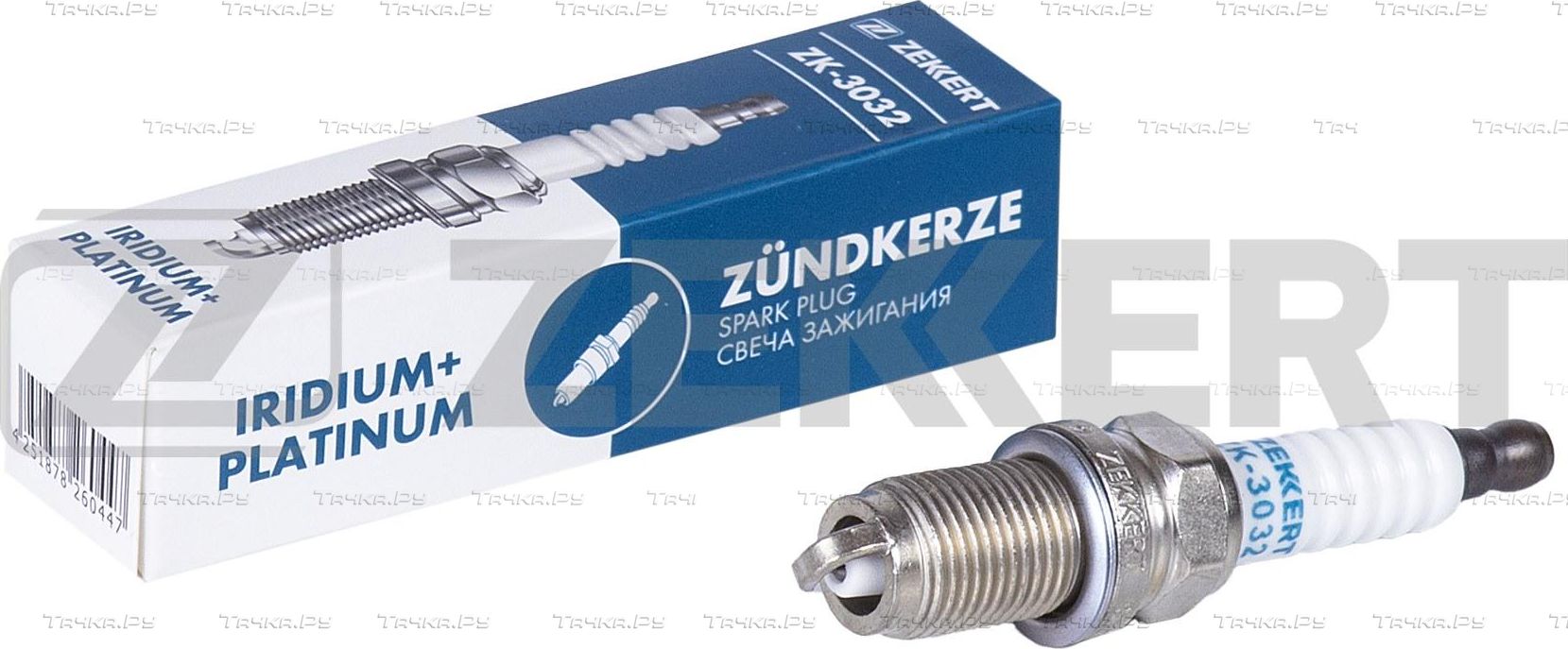 Свеча зажигания Zekkert для Honda FR-V 2007-2009. Артикул ZK-3032