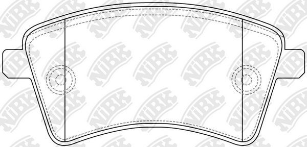 Тормозные колодки NiBK. Артикул PN0532