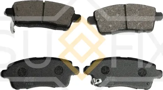 Колодки тормозные задние (Sufix). Артикул SX1861
