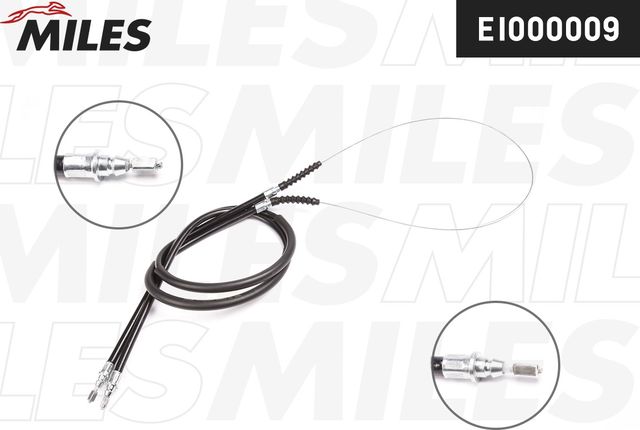 Трос ручника (тросик ручного тормоза) Miles задний правый/левый для Fiat Ducato III 2006-2026. Артикул EI000009