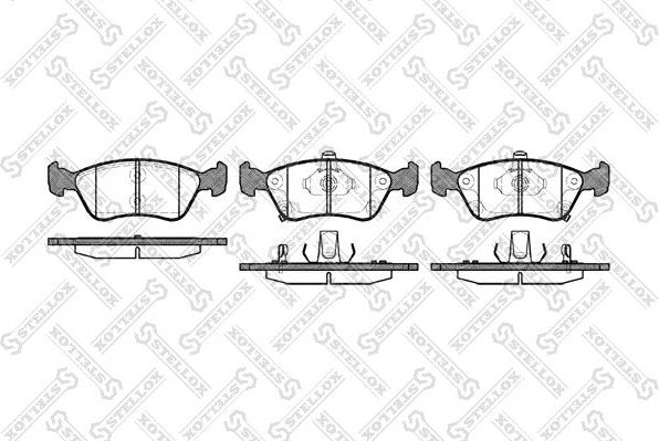 Тормозные колодки Stellox. Артикул 687 002B-SX