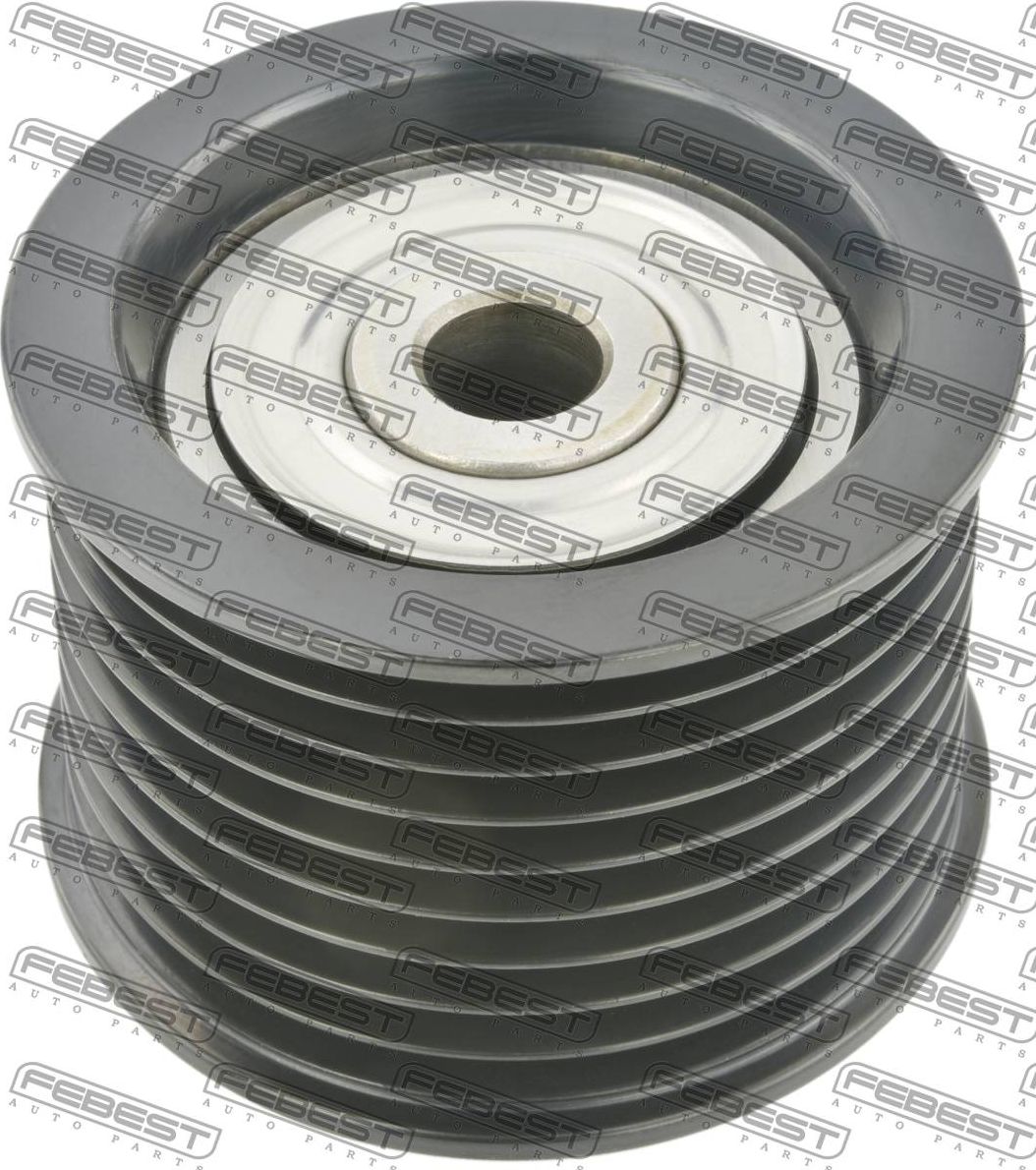 Направляющий (ведущий) ролик приводного поликлинового ремня Febest. Артикул 0188-VDJ201