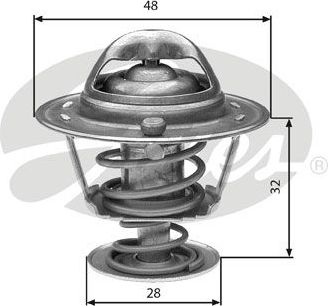 Термостат Gates для Nissan 100NX 1990-1994. Артикул TH32576G1