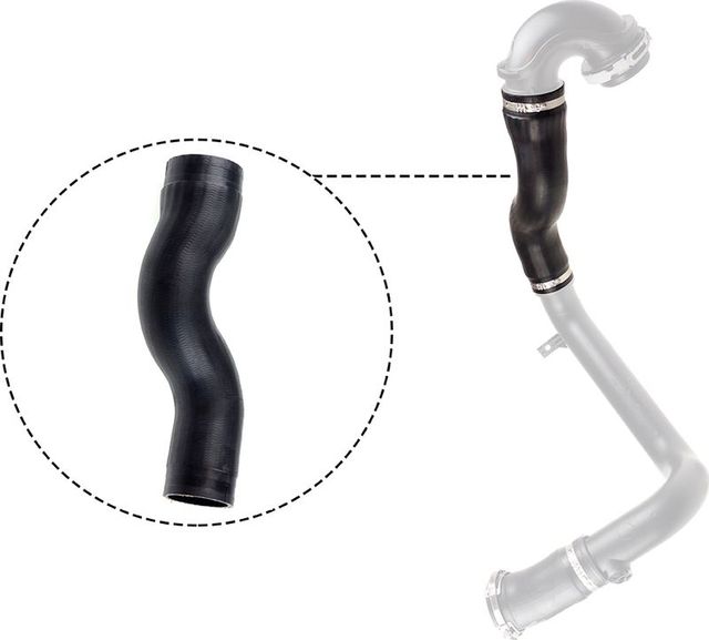 Патрубок интеркулера Gates (AEM (этилен-акрилатный каучук)) для Opel Insignia I 2008-2017. Артикул 09-0697