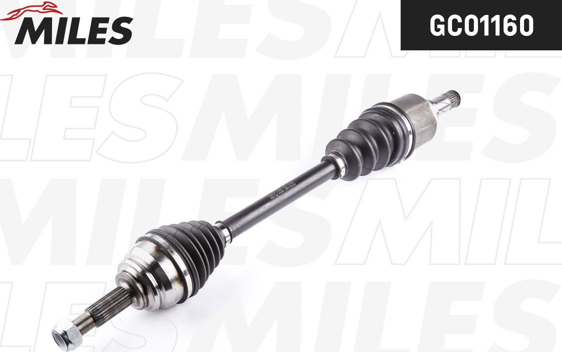 Полуось (привод в сборе, приводной вал) Miles. Артикул GC01160