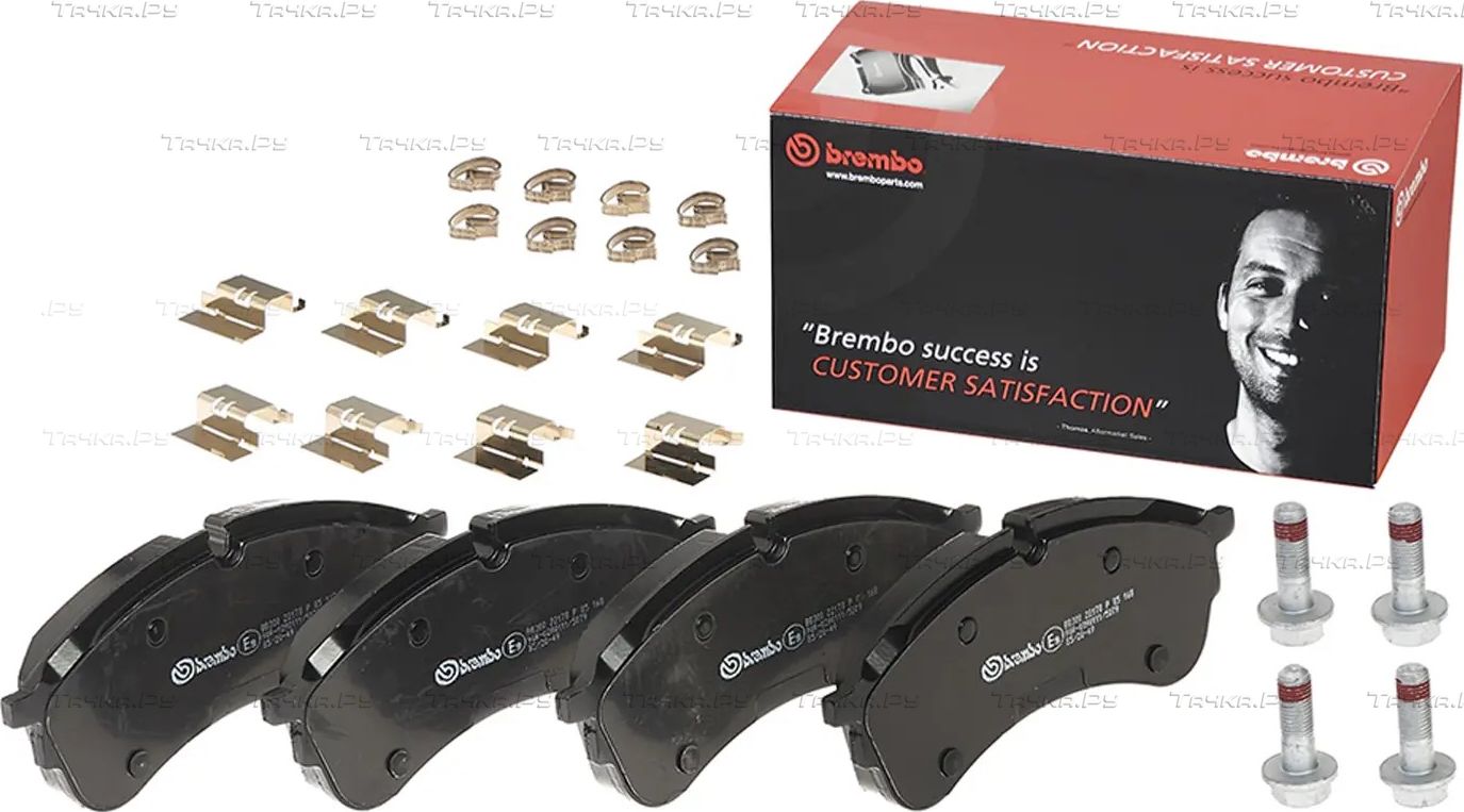 Тормозные колодки Brembo передние для MAN TGE 2016-2026. Артикул P 85 168