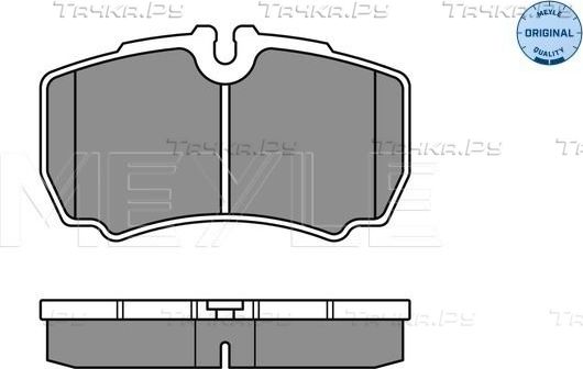 Тормозные колодки Meyle Original задние для IVECO Daily V 2011-2014. Артикул 025 291 2320