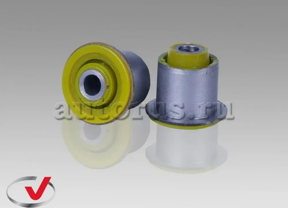 Сайлентблоки рычага передней подвески полиуретановые, Комплект (2шт) (Vtulka). Артикул 1706122