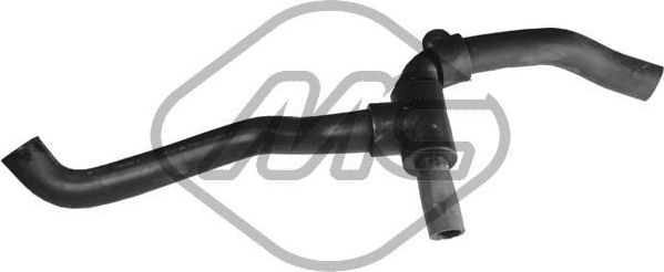 Патрубок радиатора (системы охлаждения) Metalcaucho. Артикул 08667