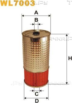 Масляный фильтр WIX Filters. Артикул WL7003
