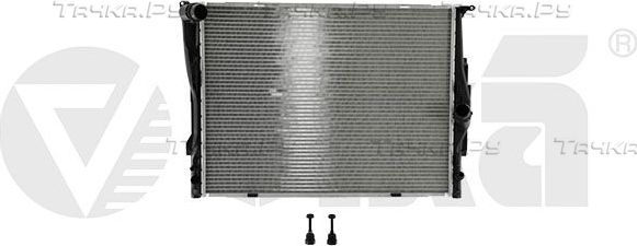 Радиатор охлаждения двигателя Vika для BMW 1 I (E81/E82/E87/E88) 2006-2011. Артикул 11262301