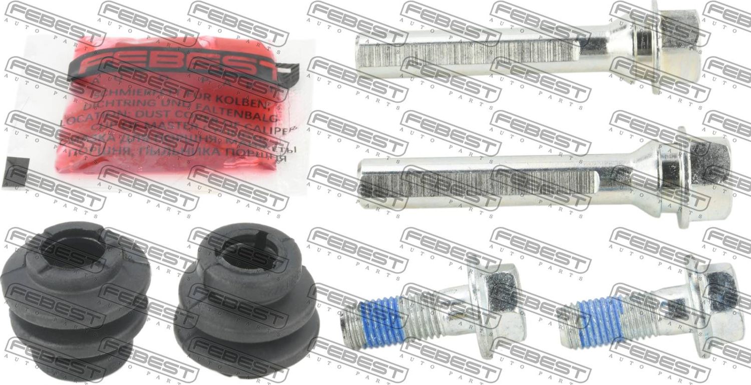 Направляющая тормозного суппорта Febest. Артикул 0174-ZZE120F-KIT