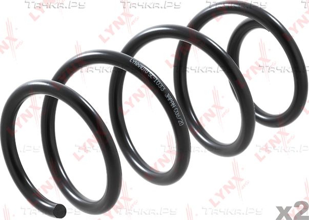 Пружина подвески LYNXauto передняя для Citroen Jumper II 2006-2026. Артикул SC-1033