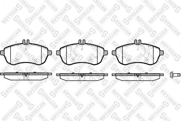 Тормозные колодки Stellox. Артикул 1312 000-SX