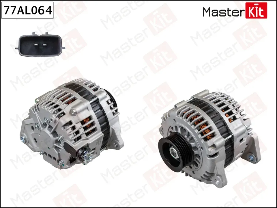 77AL064 Генератор\ NISSAN MAXIMA A32/A33  MURANO Z50 (14V 110A) (Master KIT) Master KIT. Артикул 77al064