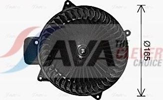 Вентилятор, мотор печки (отопителя) салона AVA передний для Mercedes-Benz GL-Класс I (X164) 2006-2012. Артикул MS8765