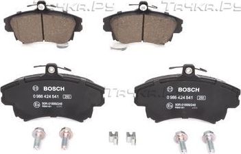 Тормозные колодки Bosch (Low-Metallic) передние для Smart Forfour I (W454) 2005-2006. Артикул 0 986 424 541