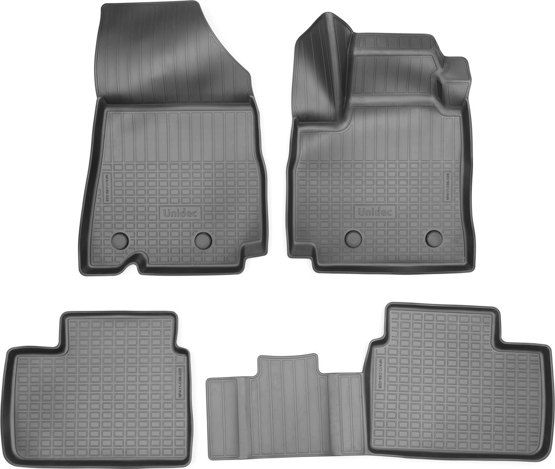 Коврики 3D Норпласт для салона Renault Arkana I 2019-2026 ЧЕРНЫЕ. Артикул NPA11-C69-028