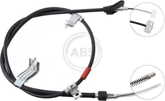 Трос ручника (тросик ручного тормоза) ABS. Артикул K15897
