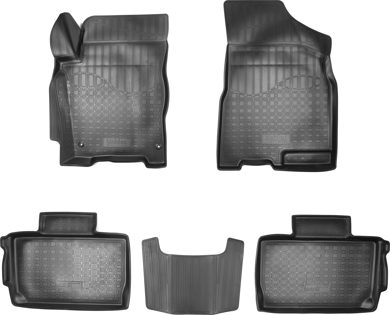 Коврики 3D Норпласт для салона Chery Tiggo 2 2017-2026. Артикул NPA11-C11-710