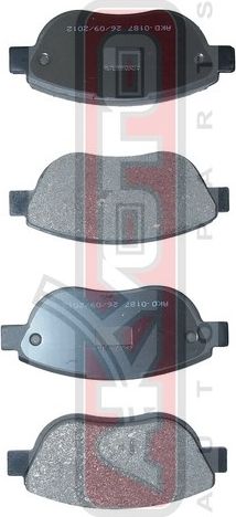 Тормозные колодки Akyoto Packing AKYOTO. Артикул AKD-0187