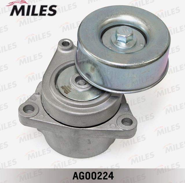 Натяжной ролик (натяжитель) приводного поликлинового ремня Miles. Артикул AG00224