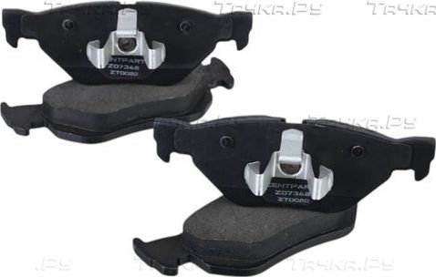 Тормозные колодки Zentparts задние для BMW 1 I (E82/E88) 2007-2013. Артикул Z07348