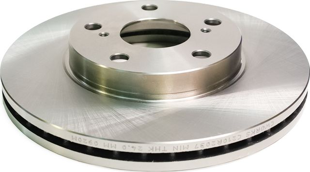 Тормозной диск Cworks передний для Toyota Auris I 2007-2012. Артикул C210R2037