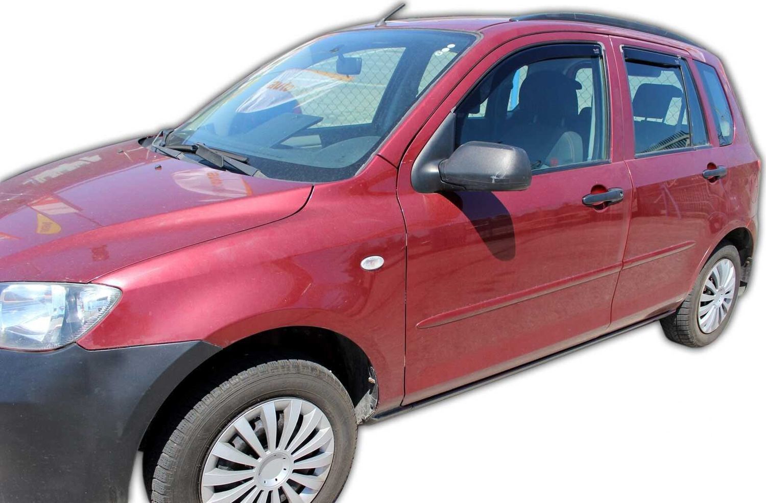 Дефлекторы Heko для окон Mazda 2 DY 2002-2007. Артикул 23123