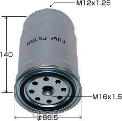 FC-017 ФИЛЬТР ТОПЛИВНЫЙH100,PORTER 09-,GRAND STAREX 07- (2,5L DIESEL (VIC). Артикул FC017