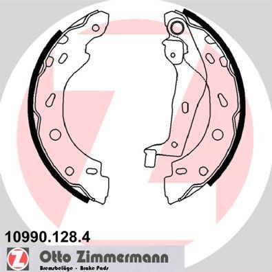 Тормозные колодки Zimmermann задние для Smart Fortwo II (W451) 2007-2015. Артикул 10990.128.4