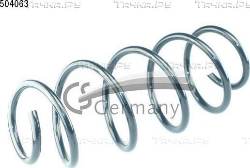Пружина подвески CS-Germany передняя для Ford Fiesta V 2001-2008. Артикул 14.504.063