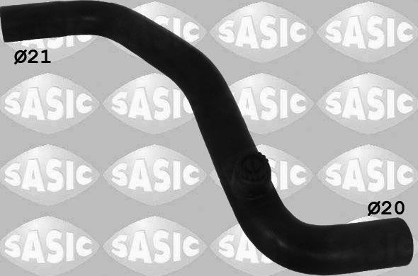 Патрубок радиатора (системы охлаждения) Sasic. Артикул 3400159