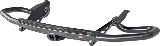 Бампер силовой РИФ задний с квадратом под фаркоп для Toyota Land Cruiser Prado 150 2009-2026. Артикул RIF150-20170