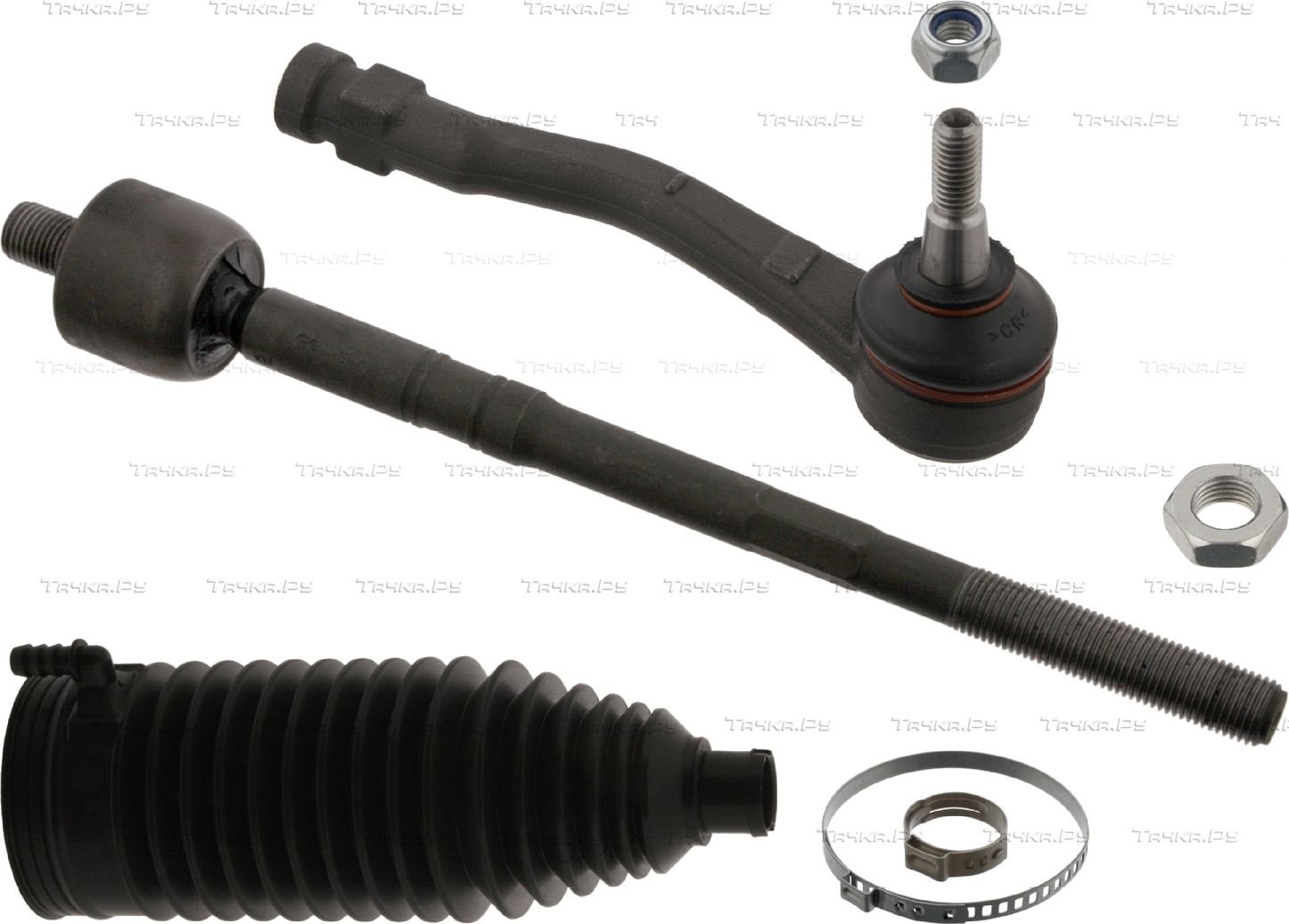 Рулевая тяга поперечная Febi Bilstein ProKit правая для Peugeot 3008 I 2009-2016. Артикул 44923
