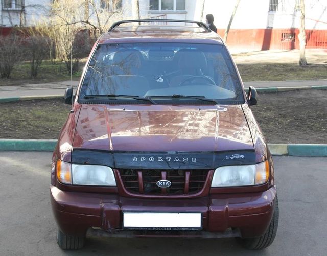 Дефлектор VT52 для капота Kia Sportage I 1994-2006 (сборка в Калининграде). Артикул KA06VT