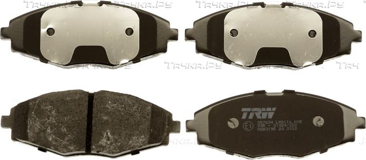 Тормозные колодки TRW COTEC передние для Chery Sweet (QQ) 2007-2008. Артикул GDB3195