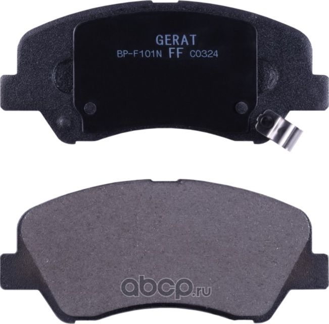 Тормозные колодки Gerat BP-F101N (передние) Normal Gerat. Артикул BPF101N