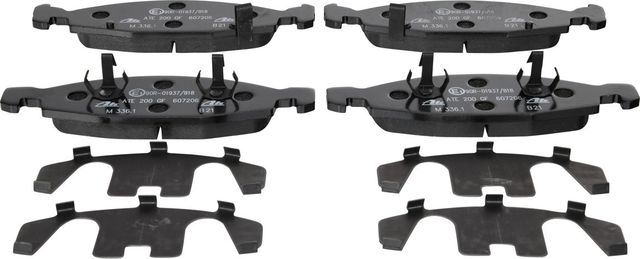 Тормозные колодки ATE передние для Jeep Grand Cherokee II (WJ) 1999-2002. Артикул 13.0460-7206.2